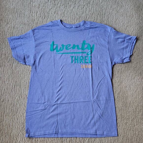 Men’s 2023 Senior Graphic T-Shirt – Blue – Size L – NWOT - Picture 2 of 8